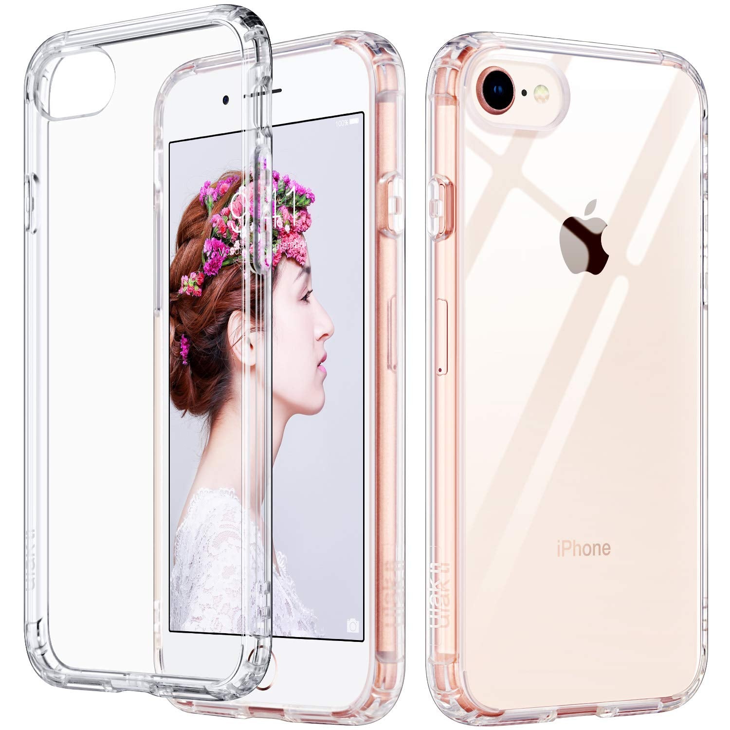 Get a clear protective TPU case for your Apple iPhone 8, available in New Zealand – durable and designed for maximum protection.