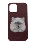 Luxury Santa Barbara Polo Embroidery kitten Case for iPhone 14 Pro Max