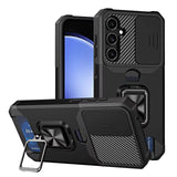 iPhone 8 Ring Case with Slide Camera Cover & Card Holder Slot