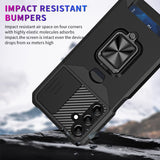 iPhone 13 Pro Max Ring Case with Slide Camera Cover & Card Holder Slot